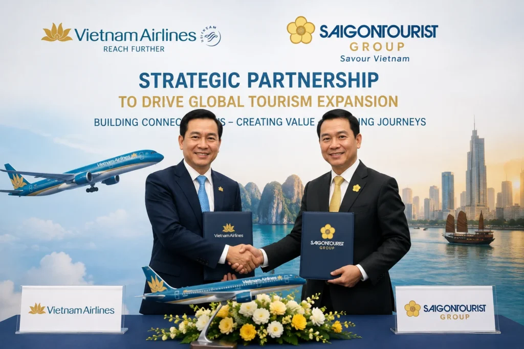 Vietnam Airlines and Saigontourist Group Launch Strategic Partnership to Drive Global Tourism Expansion
