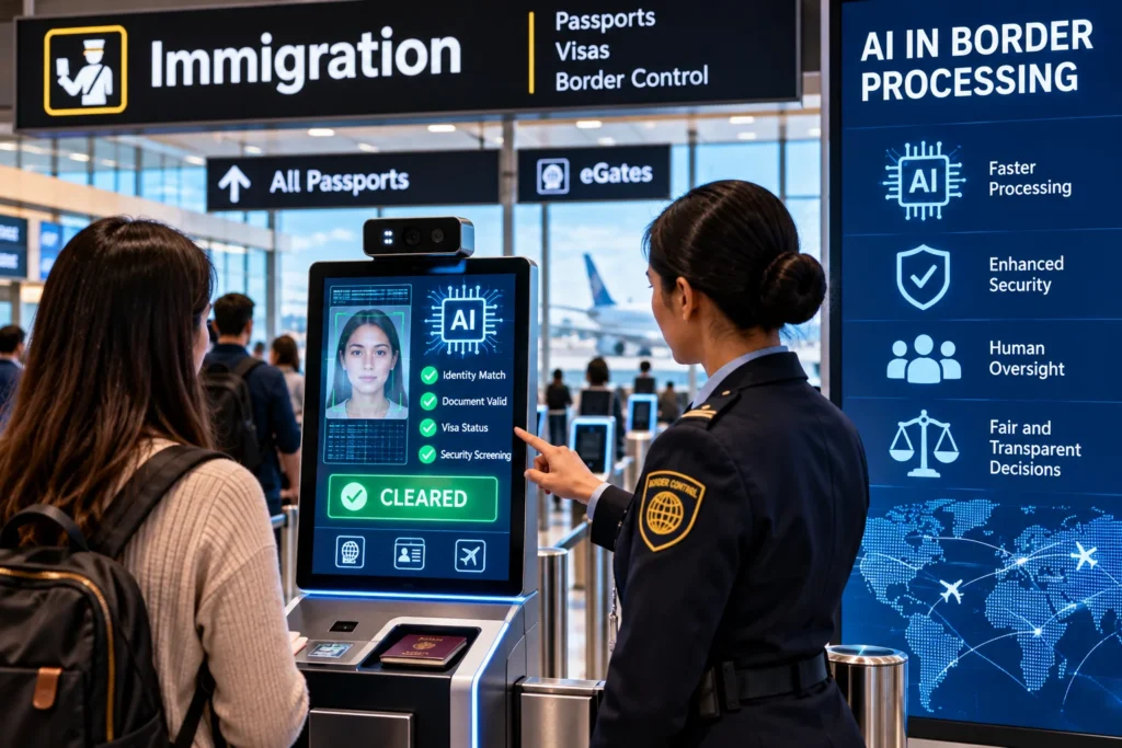 AI Border Processing Oversight: Maintaining Human Authority in Automated Visa Screening