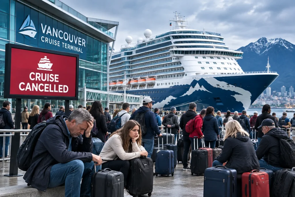 Cancelled Cruise at Vancouver Terminal
