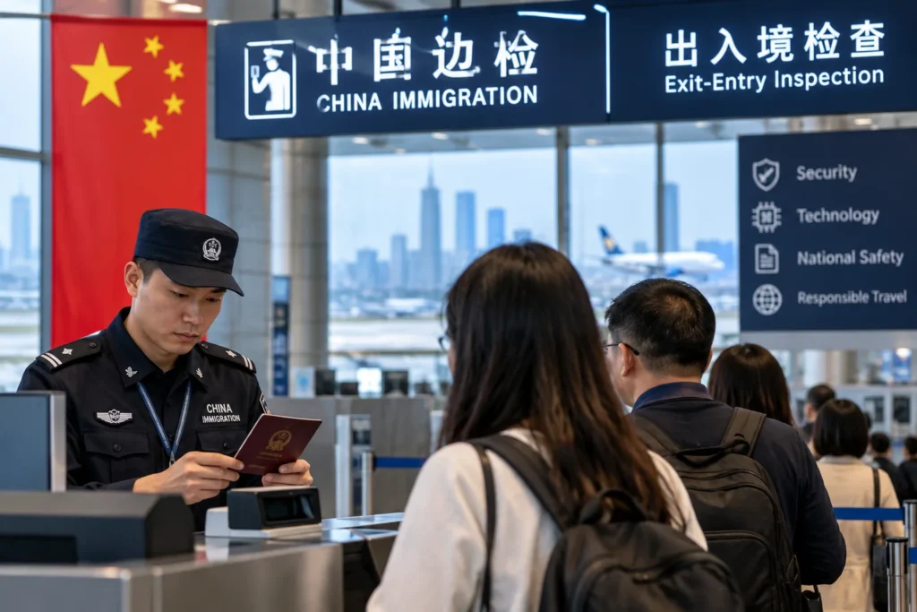 China Immigration Checkpoint