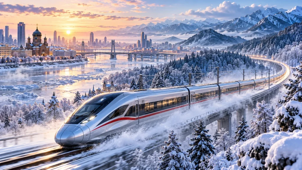 China Launches Northernmost Extreme Cold High Speed Rail