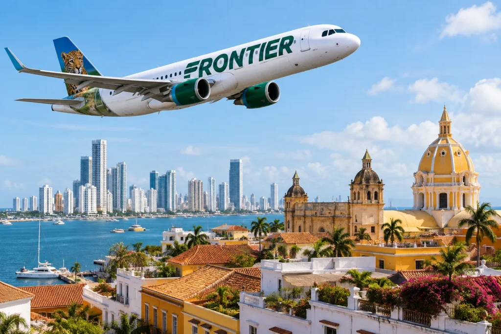 Frontier Jet Over Colonial Colombia