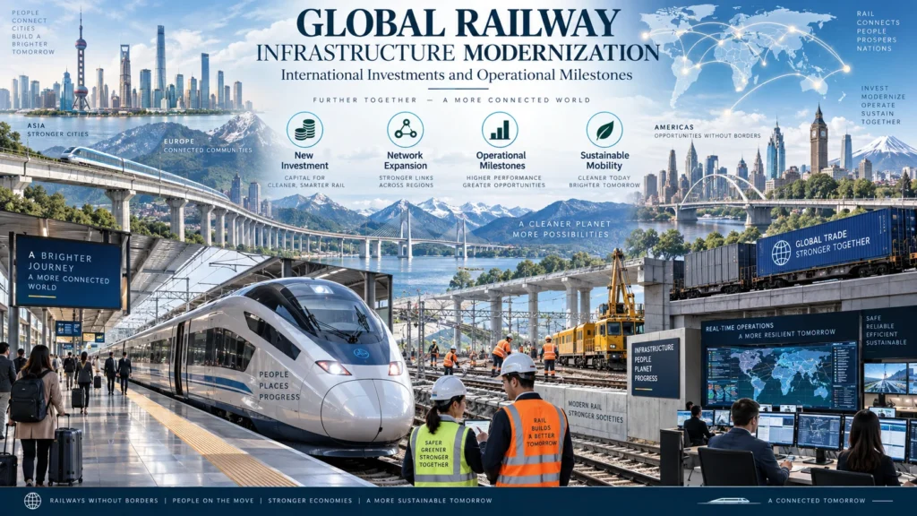 Global Railway Infrastructure Modernization International Investments and Operational Milestones