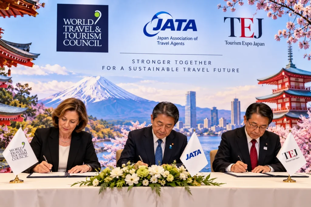 Global Tourism Partnership Japan: WTTC, JATA, and TEJ Sign Landmark Strategic Accord