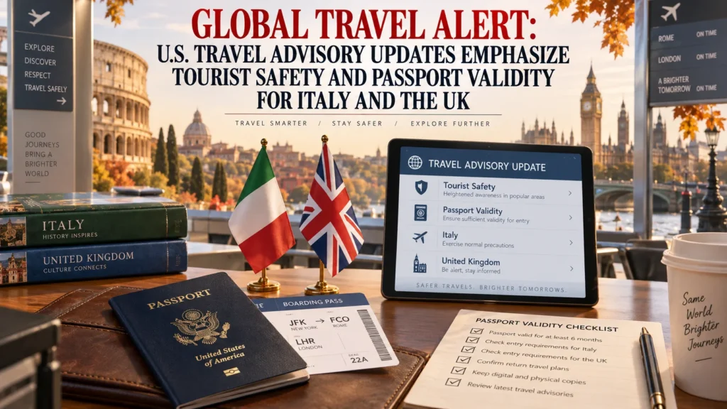 Global Travel Alert Rome to London