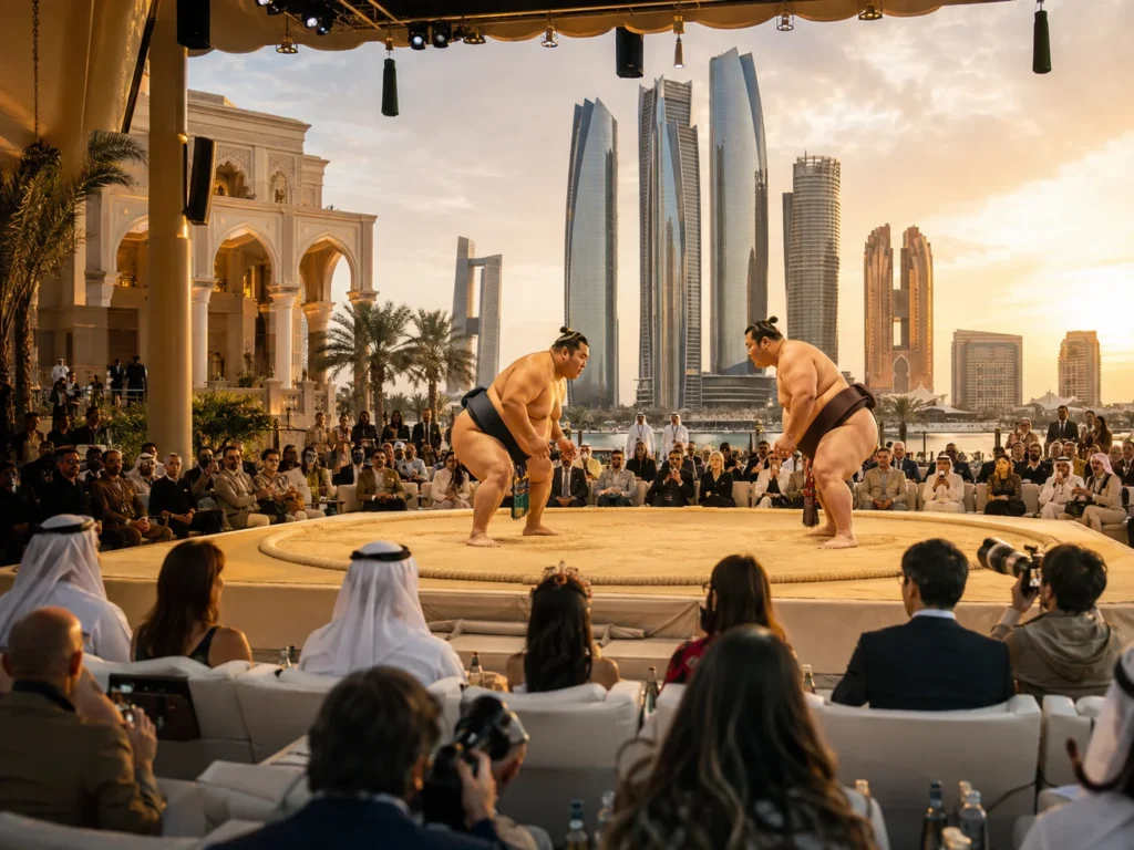 Golden Hour Sumo Showdown