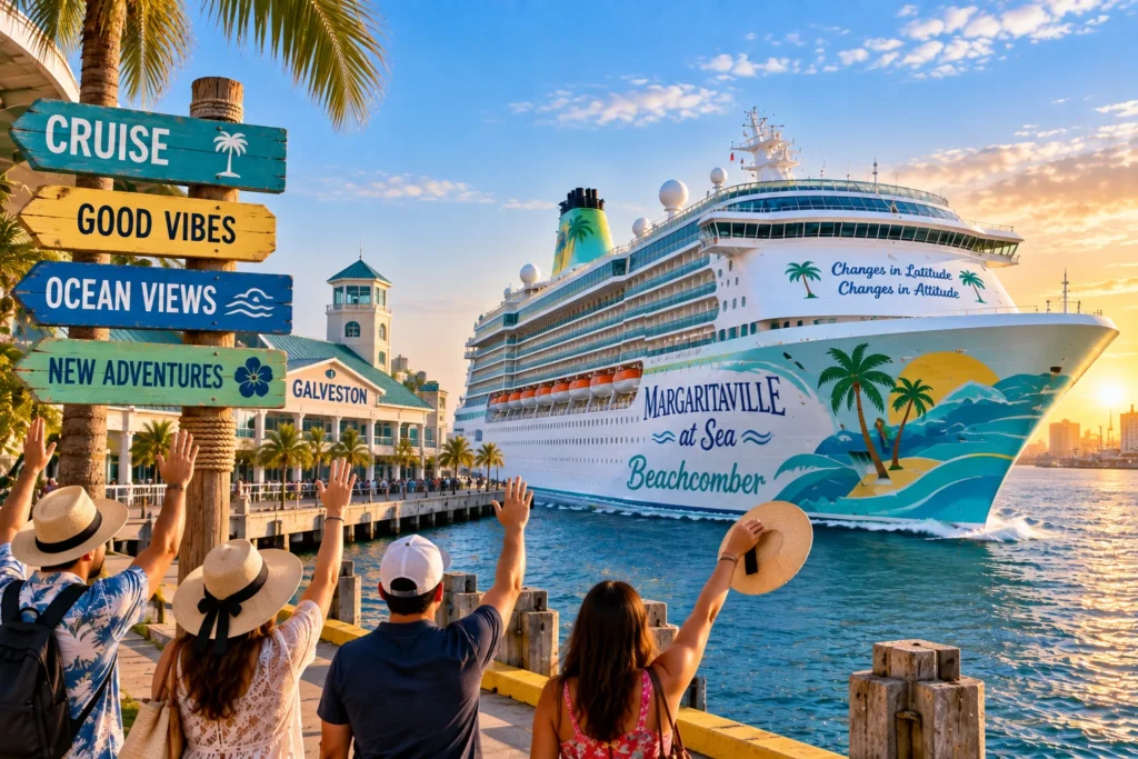 Gulf Coast Cruise Tourism Expands as Margaritaville at Sea Deploys Beachcomber to Galveston