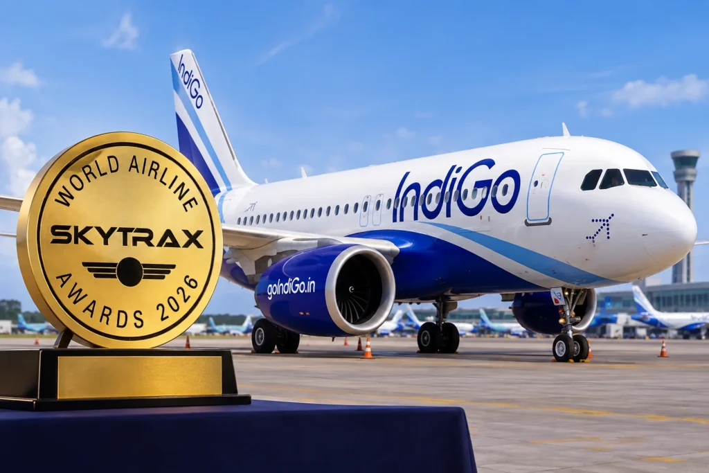IndiGo Earns Top Regional Honours at World Airline Awards 2026