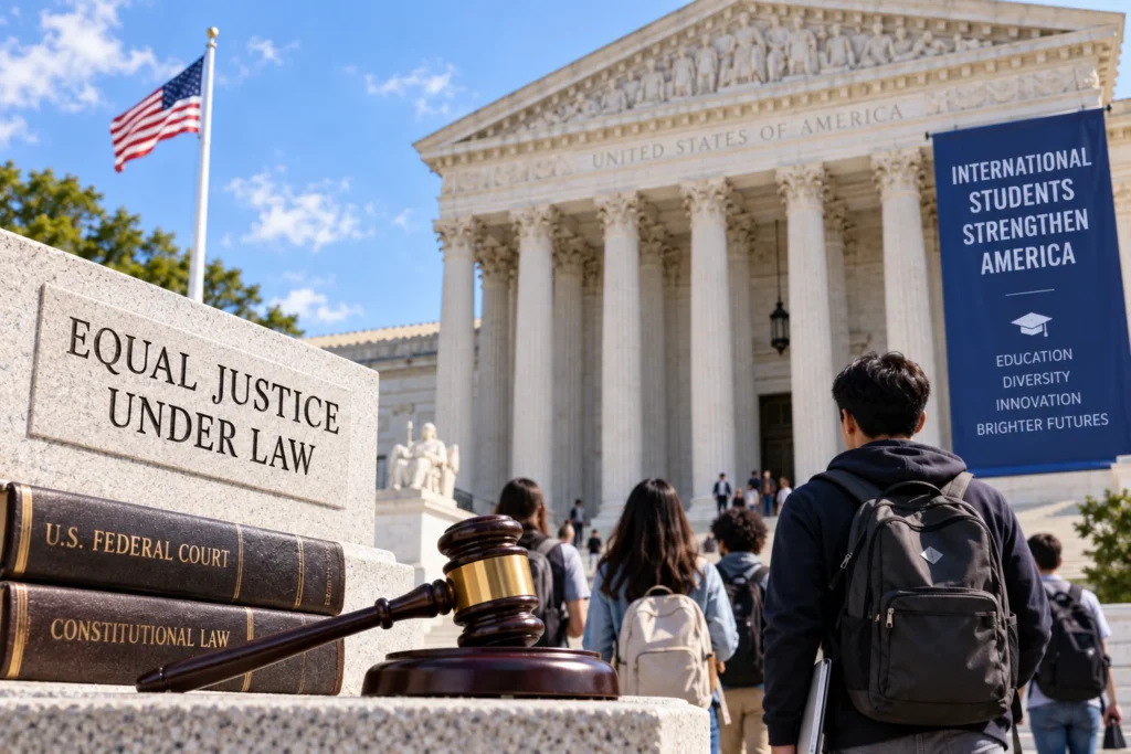 International Students Seek Equal Justice