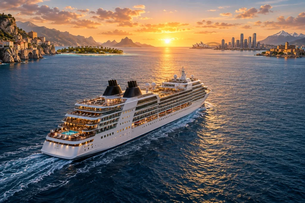 Luxury Cruise at Golden Hour