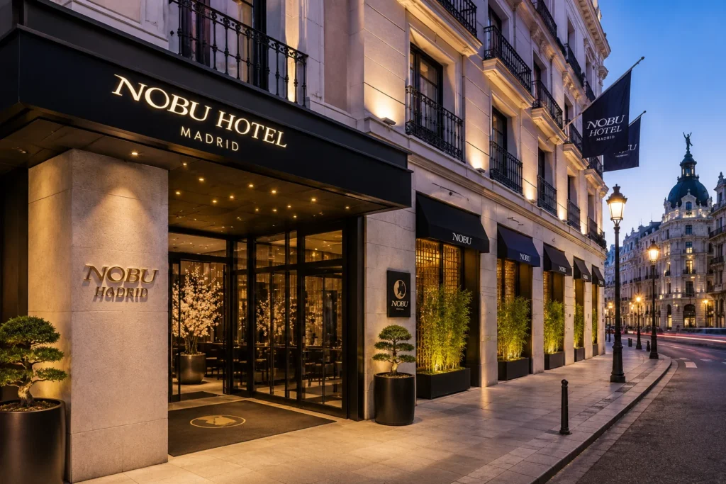 Nobu Hotel Madrid at Twilight