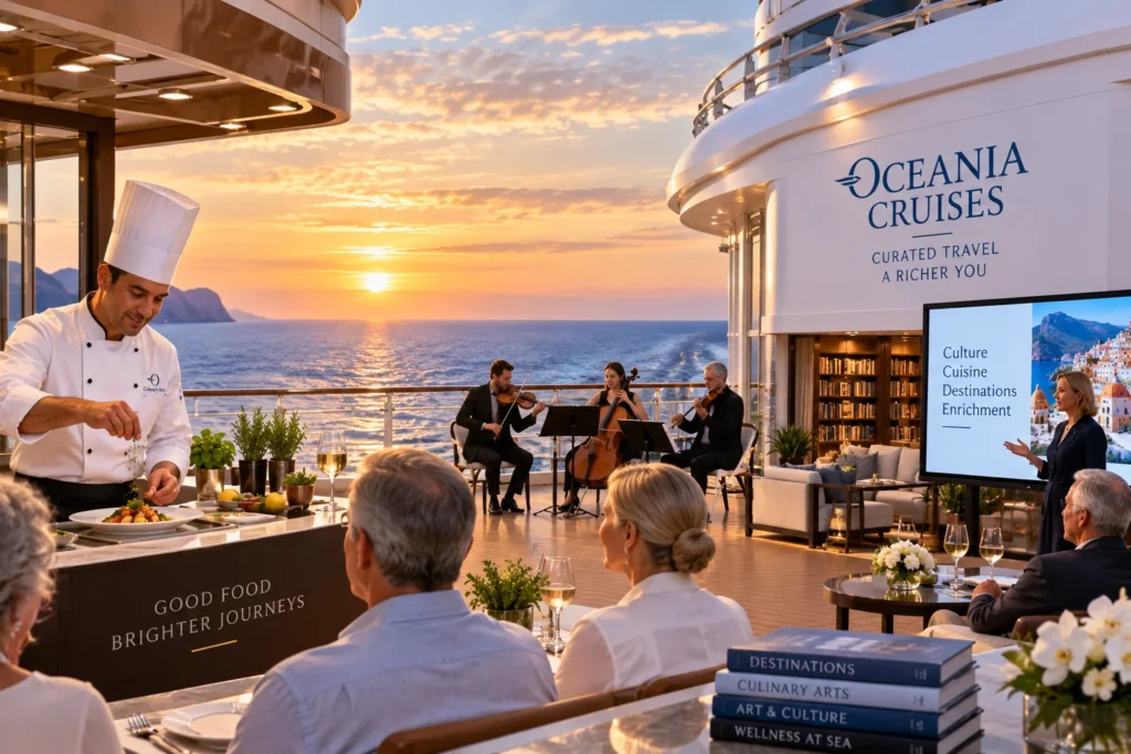 Sunset Enrichment Aboard Oceania Cruises