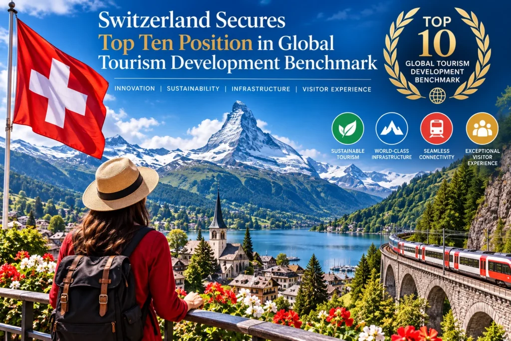 Switzerland Secures Top Ten Position in Global Tourism Development Benchmark