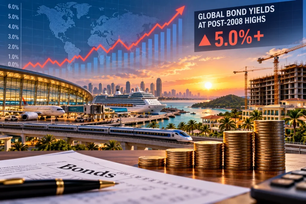 Tourism Infrastructure Financing Challenges Grow as Global Bond Yields Hit Post-2008 Highs