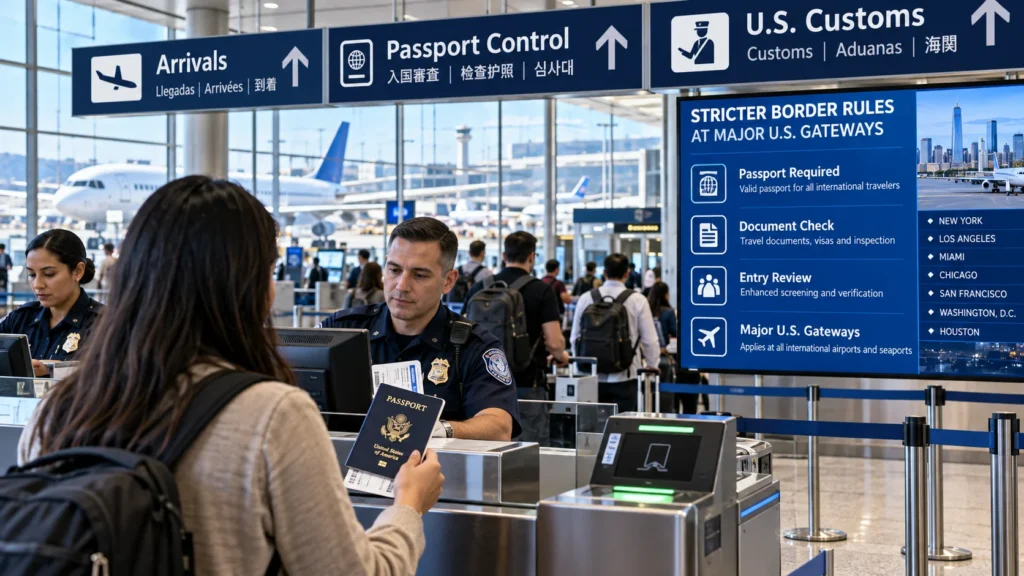 US Airport Passport Requirements Strict Border Rules Active at Major Entry Gateways