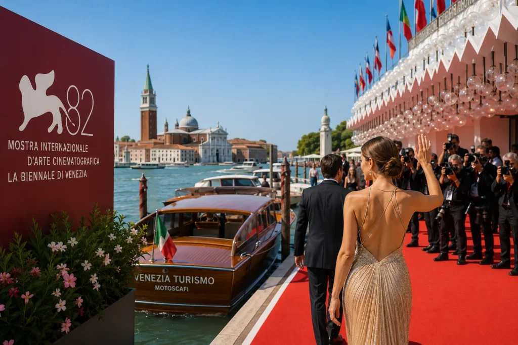 Venice Film Festival Waterfront Arrival