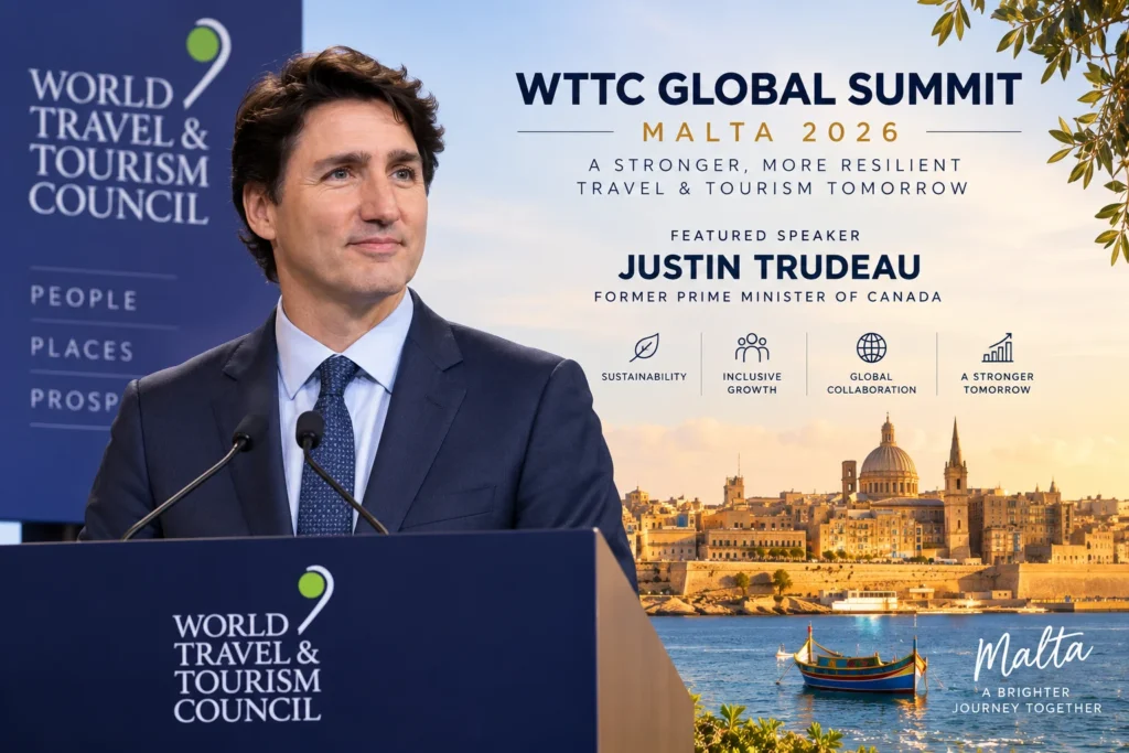 WTTC Malta Summit with Justin Trudeau