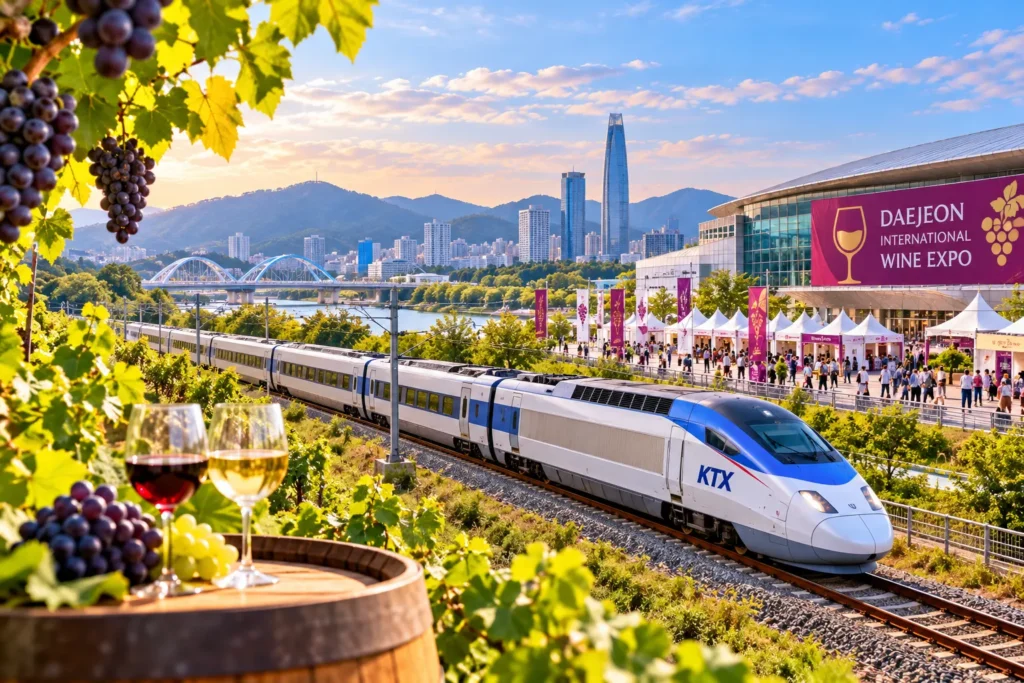 Daejeon Wine Expo by High-Speed Rail