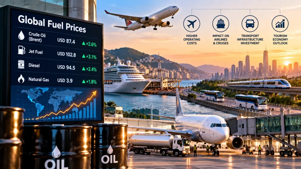 Energy Market Developments and Global Fuel Prices Impact on International Transport and Tourism Infrastructure