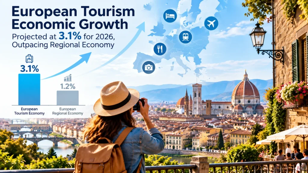 European Tourism Growth Over Florence