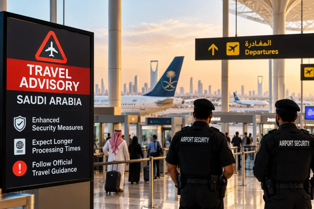 Global Governments Issue Urgent Travel Advisories for Saudi Arabia Amid Rising Airport Security Concerns