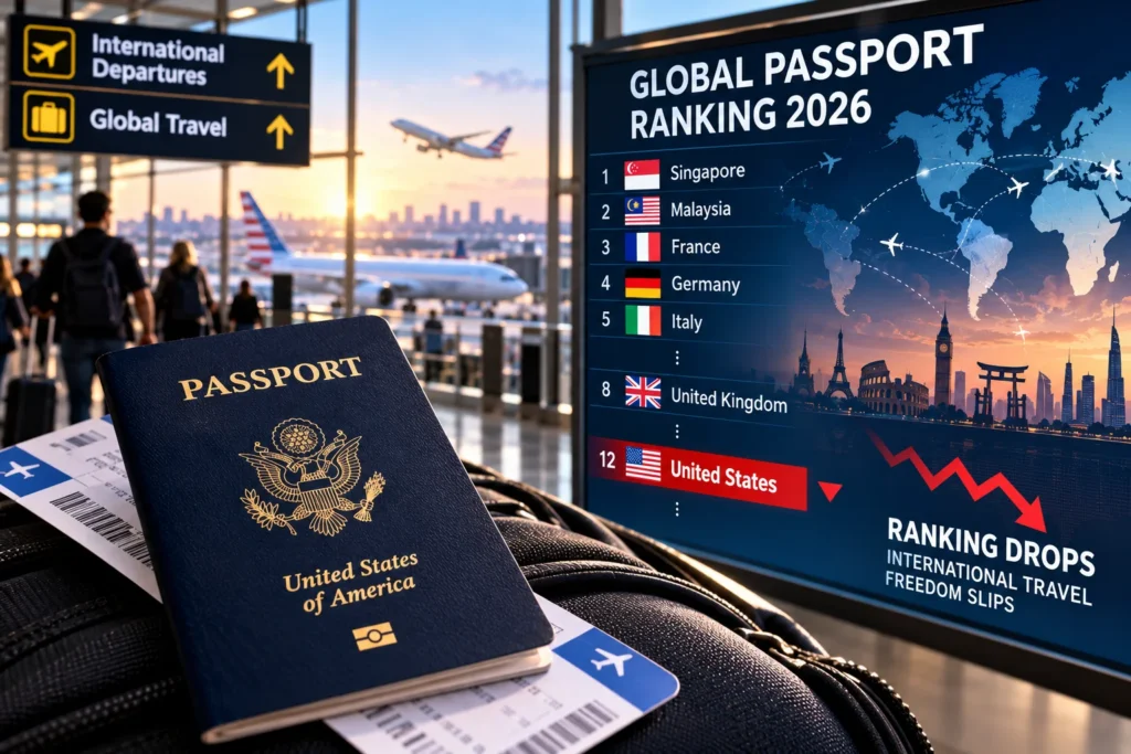 Global Passport Ranking Declines