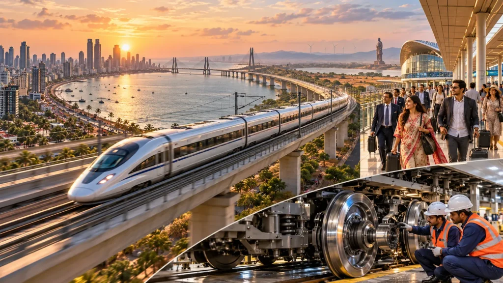 Golden Hour Indian High-Speed Rail