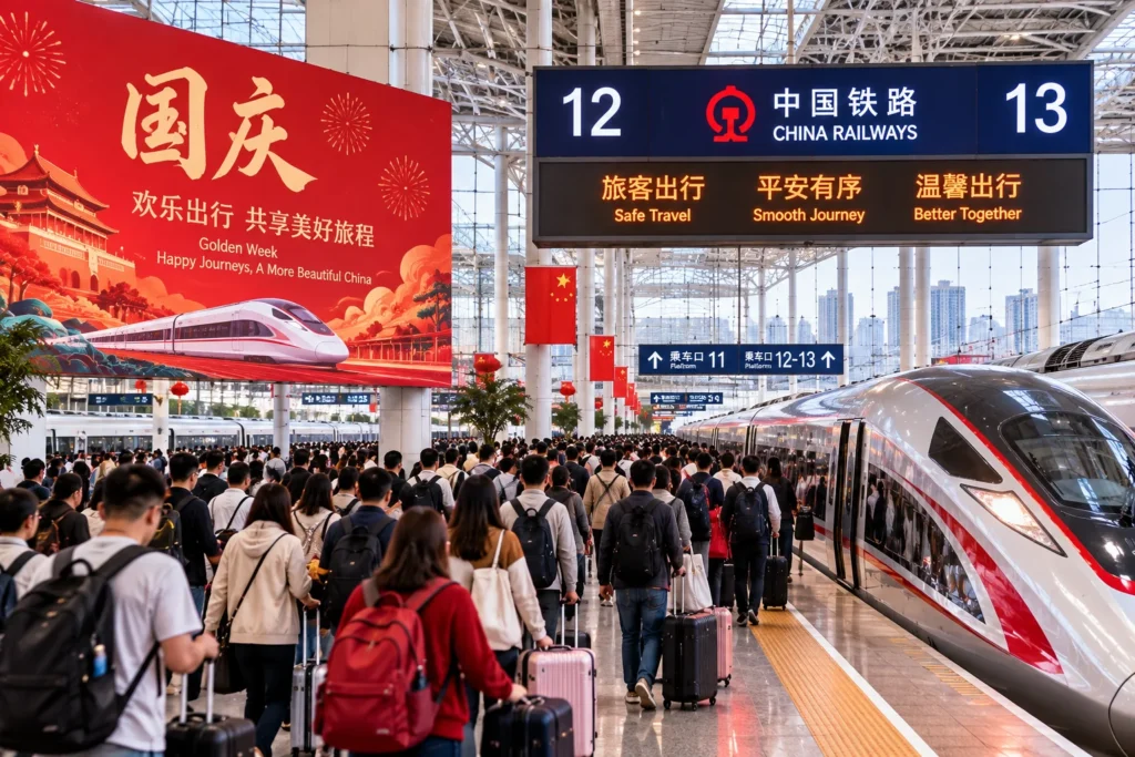 Golden Week Rush at China Railways