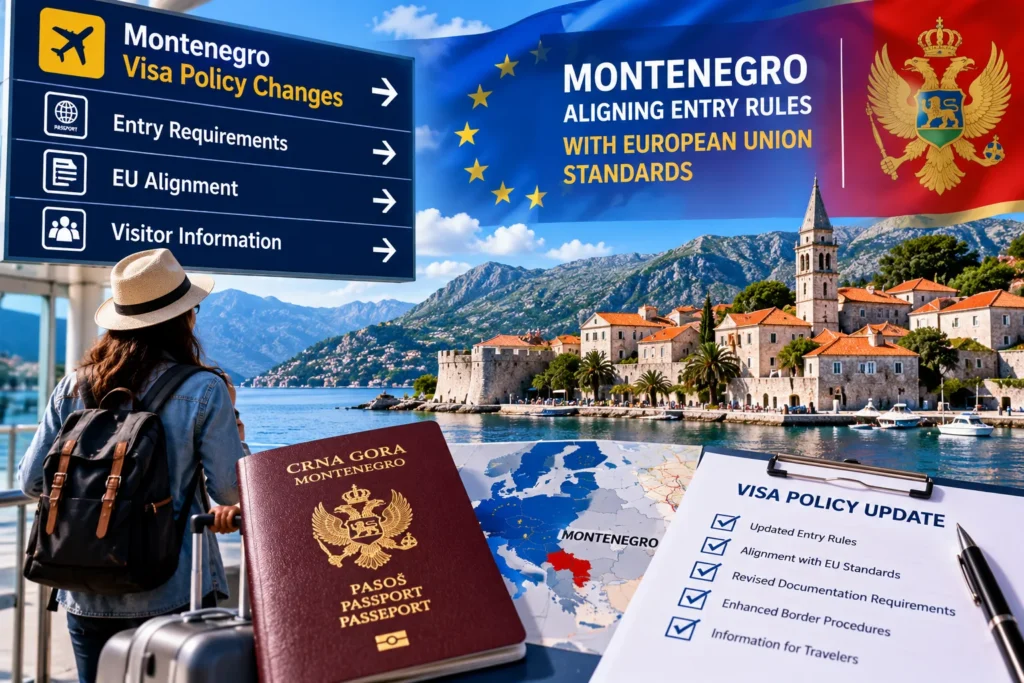 Montenegro Visa Policy Changes Set to Take Effect as Country Aligns Entry Rules with European Union Standards
