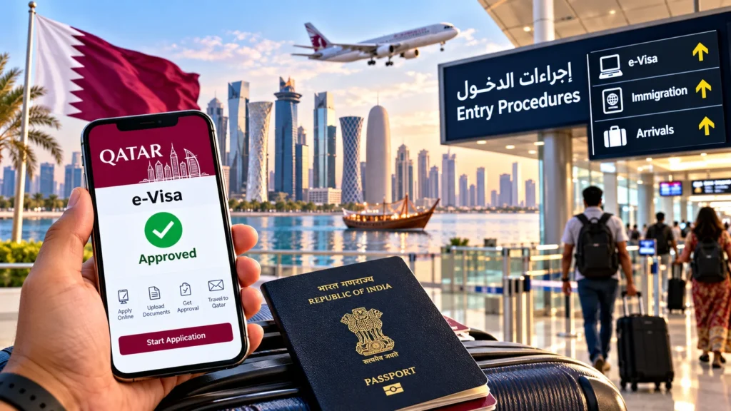 Qatar e-Visa Arrival Journey
