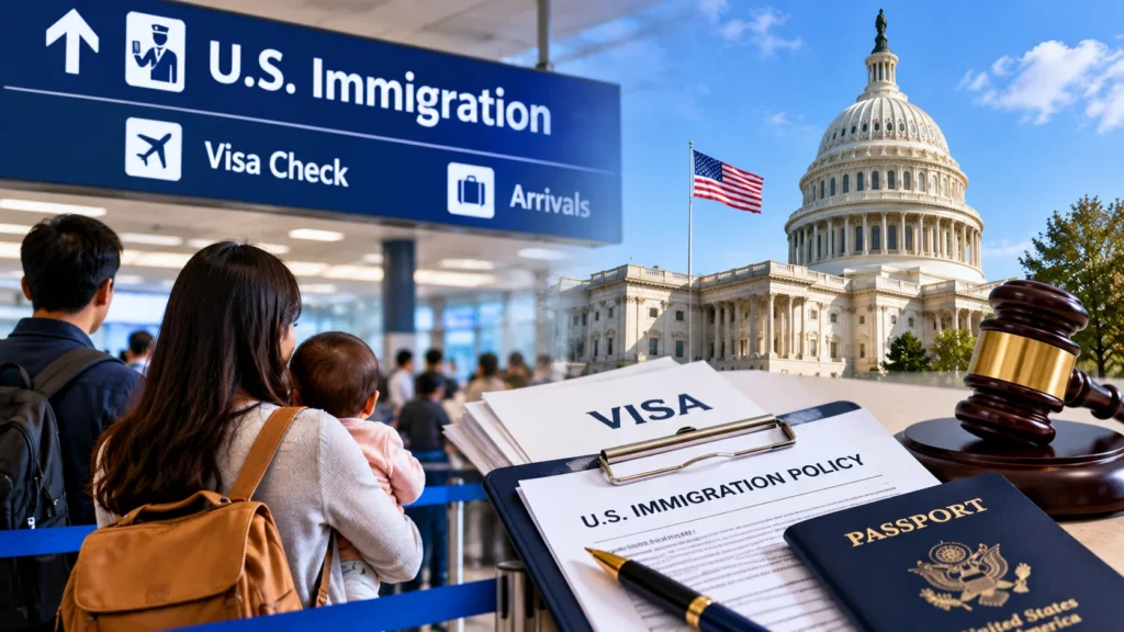 U.S. Immigration Policy Travel Montage