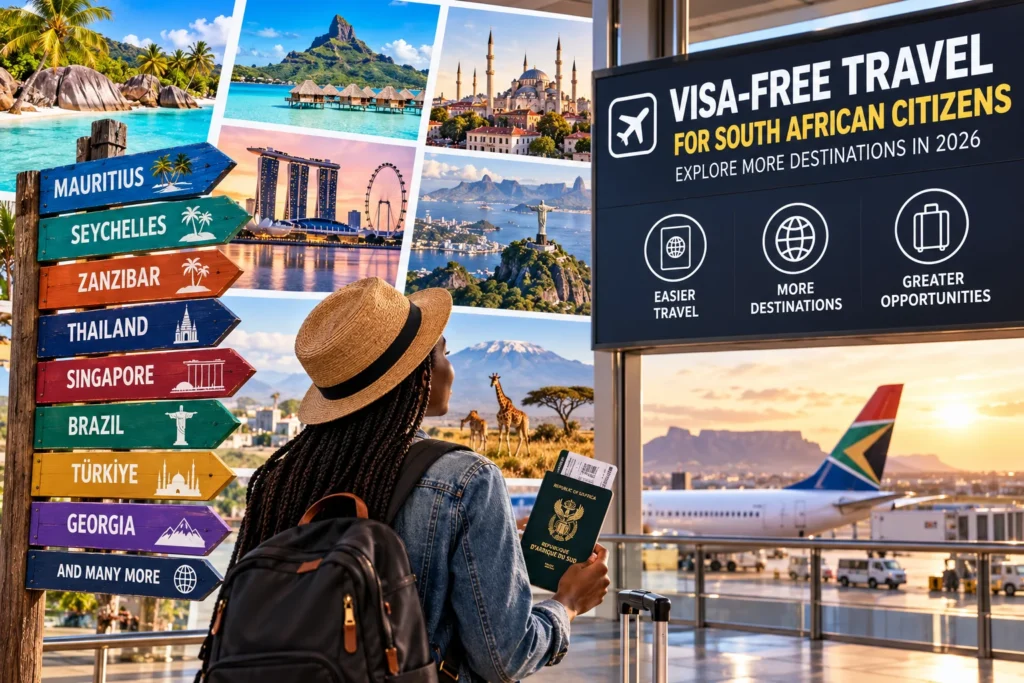 Visa-Free Travel Destinations Open Global Tourism Opportunities for South African Travelers in 2026