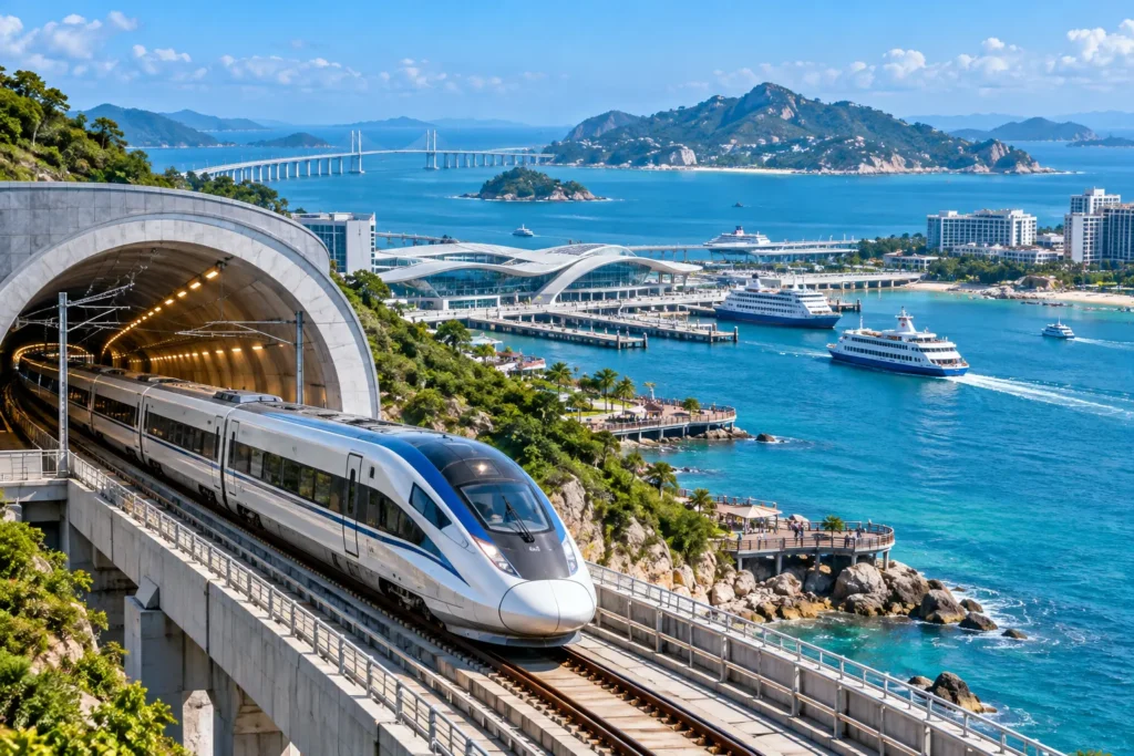 World Record Undersea Rail Tunnel Advances Across East China to Transform Island Tourism and Regional Transport
